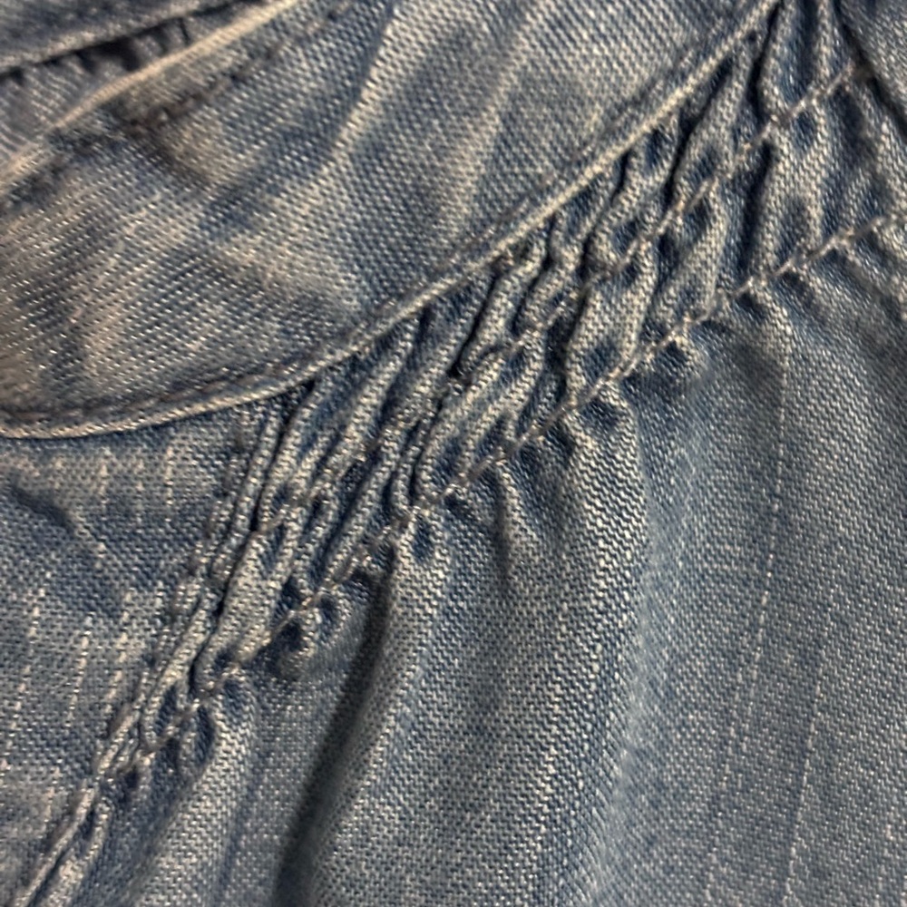 Hester & Orchard women’s denim 3/4 button up - Picture 3 of 5